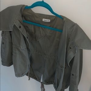 Green army jacket
